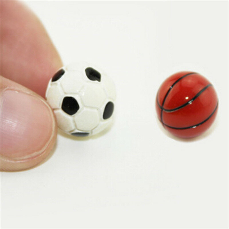 1:6/1:12 puppenhaus Miniatur Sport Bälle Fußball Fußball und Basketball Decor Spielzeug