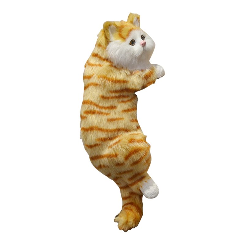 Kerajinan simulasi kerajinan tangan dekorasi rumah hewan peliharaan hadiah kreatif Tv kucing gantung kucing.