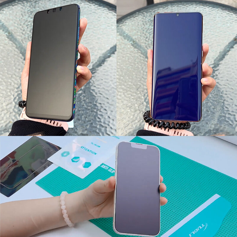 TUOLI TL058 TPU HD Hydrogel Film Universal Straight Curved Screen Protector Matte Privacy Frosted Protection Cutting Machine