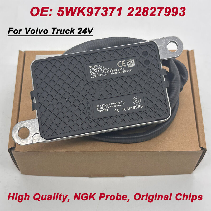 Chip kualitas tinggi untuk Probe NGK 22827993 Nitrogen NOX Sensor oksigen Nitrogen untuk truk VOLVO buatan DE CONTINENTAL