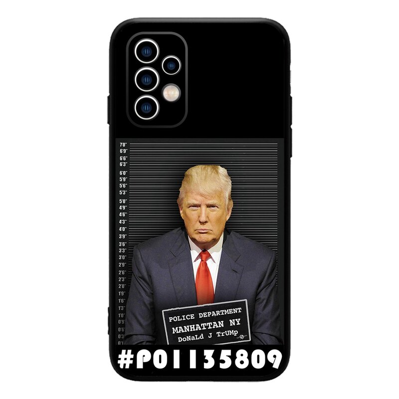 Donald Trump 'S Mugshot # P01135809 Telefoonhoesje Voor Samsung Galaxy A54 53 52 51 F52 A71 Note20 Ultra S23 M30 M21