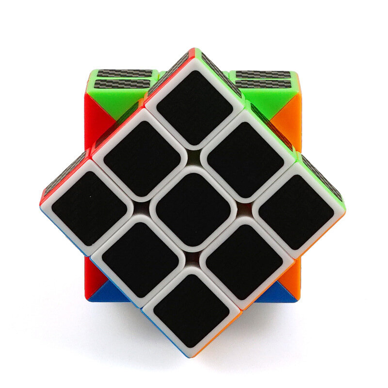 3x3x3 e 2*2 adesivo in fibra di carbonio Cubo Magico Puzzle 3x3 velocità Cubo Magico quadrato Puzzle regali giocattoli educativi per bambini