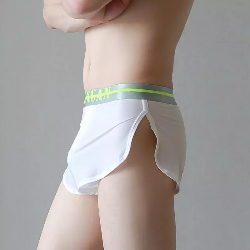 Pantalon Aro imprimé à carreaux pour hommes, sous-vêtements respirants en coton, culotte astronomique confortable, short pour la maison, mode américains