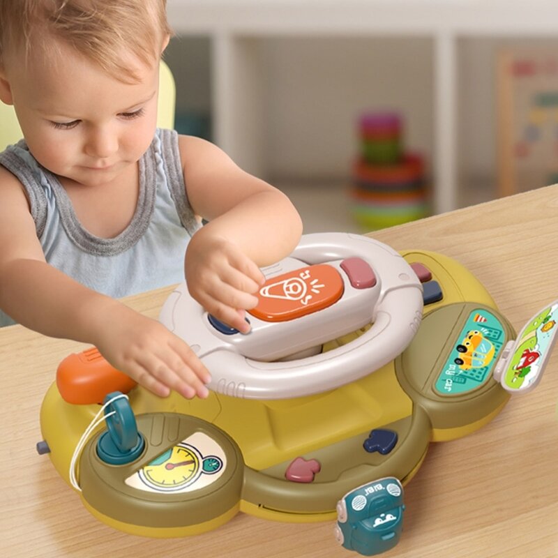 Spielzeug Lenkrad Baby Fahrer Spielzeug mit Musik & Licht Kleinkind Nettes Montessori Spielzeug DropShipping