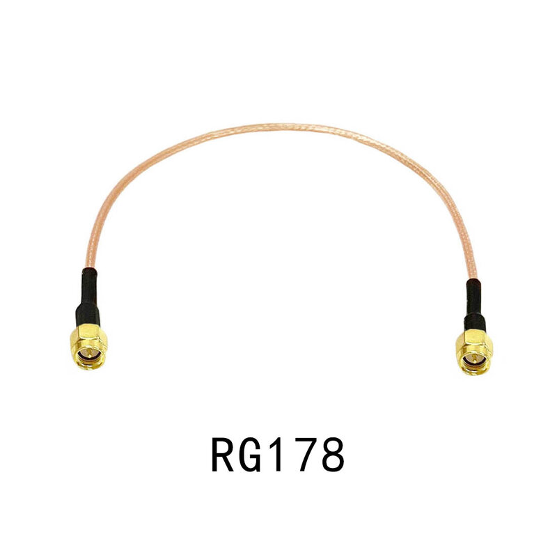 SMA Male to SMA Male Plug Jack RF Connector Pigtail Extension Cable RG174 RG178 RG316 RG58 RG142