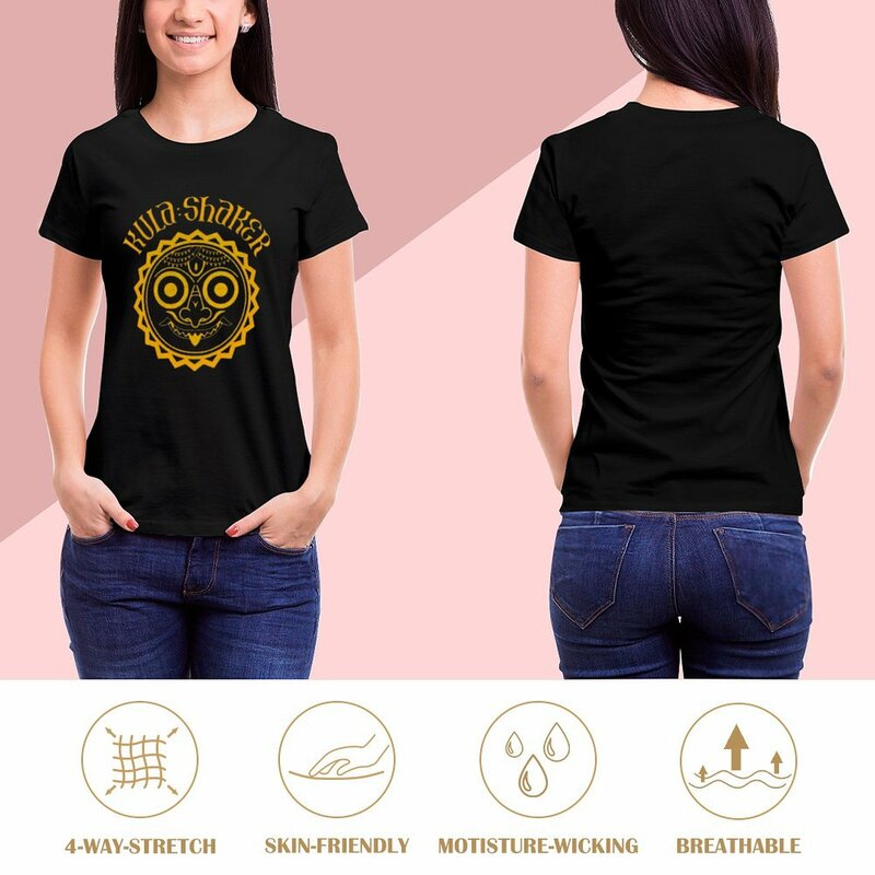 Kula Shaker Band T-Shirt Vrouwelijke Kawaii Kleding T-Shirts Voor Vrouwen Grafisch