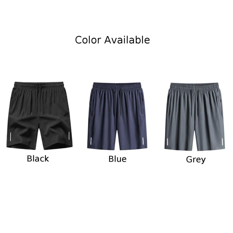 Pantalones cortos duraderos de alta calidad para hombre, bragas de poliéster de secado rápido para correr, entrenamiento de Color sólido suave, regalos para todo el día
