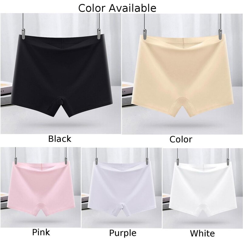 Women Ice Silk Ultra-thin Underwear Seamless Soft Lingerie Knicker Panties Short Comfortable Slim Fit Breathable Underpants