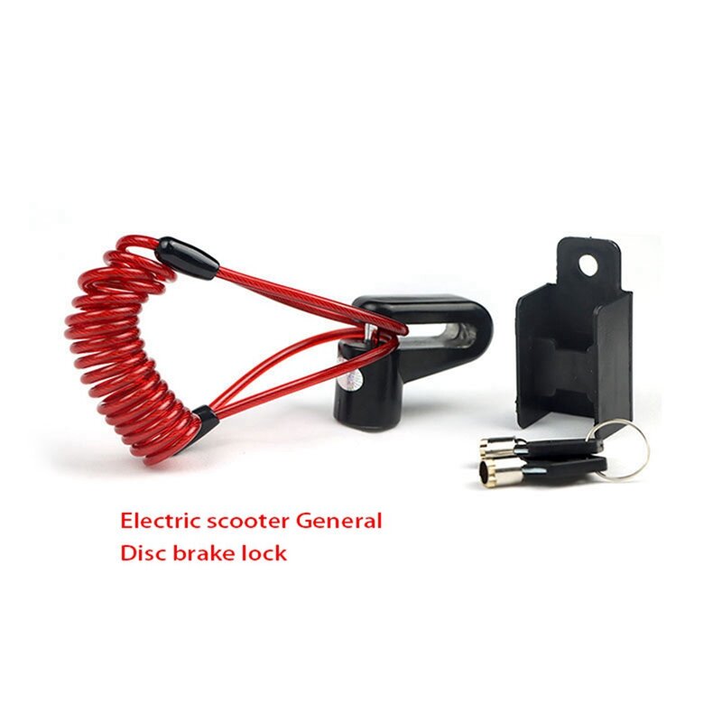 M365 Electric Scooter Anti-Theft Lock Kits Multi-Function Anti-Theft Lock For Xiaomi Disc Brake Lock (Black)