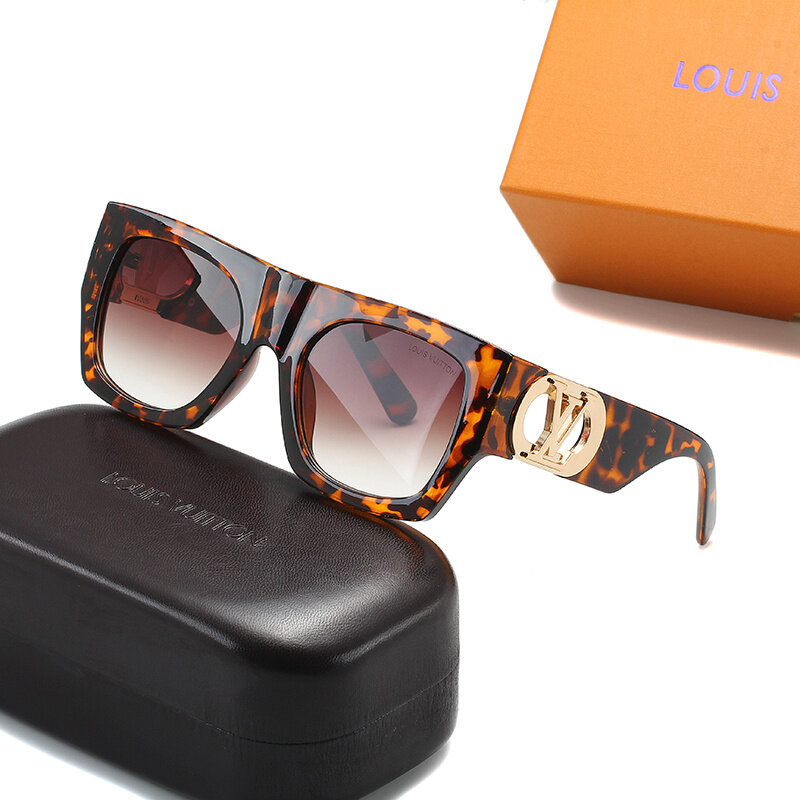 2024 New Fashion Sunglasses Men Sun Glasses Women Metal Frame Black Lens Eyewear Driving Goggles UV400 A30