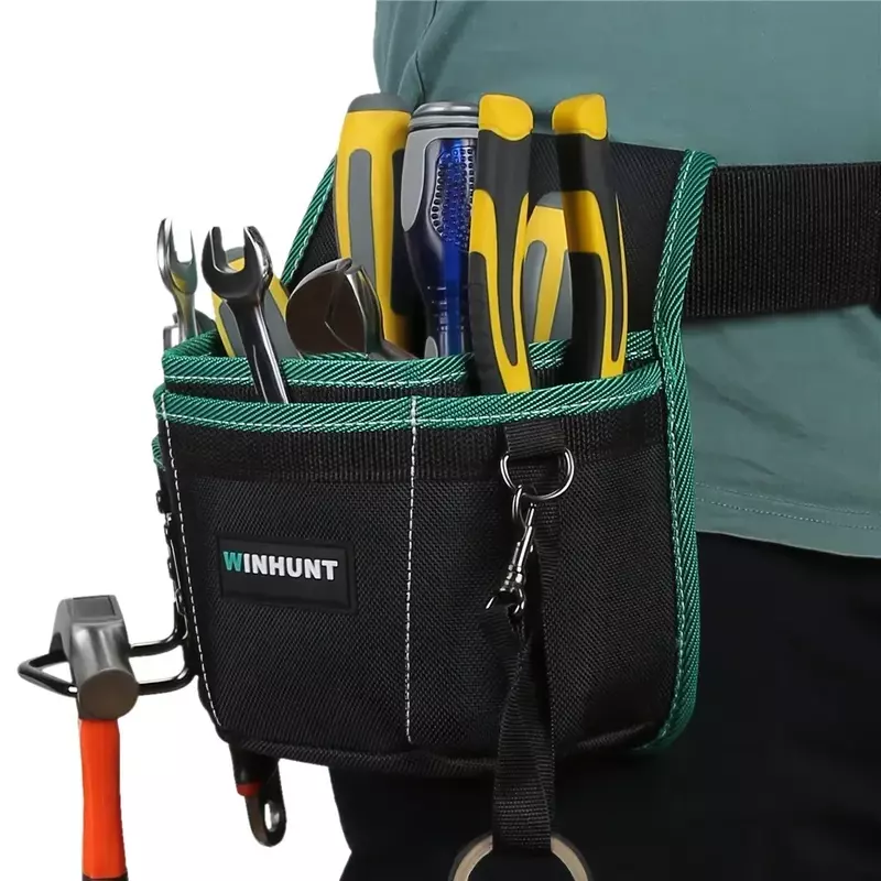 Sac de rangement multifonctionnel pour outils, sac de taille pour gril Oxford, poche pour outils de réparation de quincaillerie, ceinture d'électricien domestique