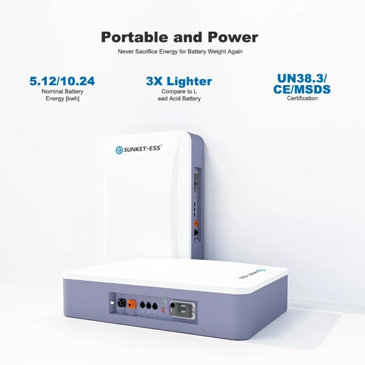 Batteries Solaires Lifepo4 Powerwall 48v 10kw 20kwh Lithium Iron Phosphate Battery 48v 200ah Powerwall