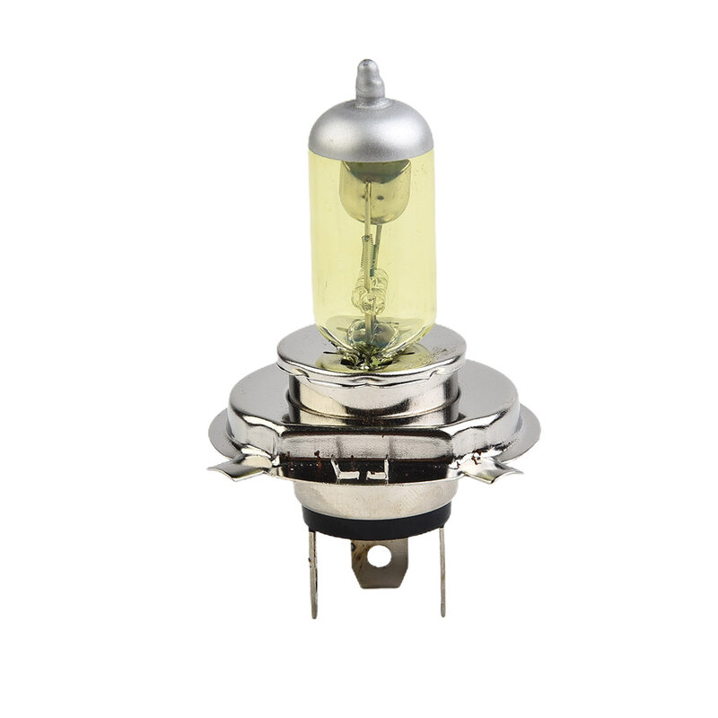 Durable Portable Practical Car Headlight Bulb H4 Lamps Parts Quartz Glass Replacement Set Stainless Steel White