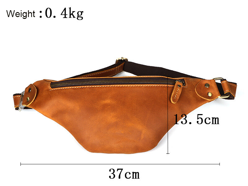 Leather waist bag summer outdoor running bag chest packs genuine leather fanny pack men male waist bag bum bag for sport