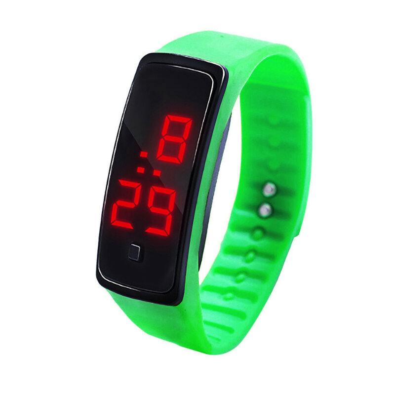 Top jam tangan Digital mewah wanita olahraga jam tangan elektronik Led jam tangan bercahaya untuk wanita pria Sensor jam Relogio Feminino