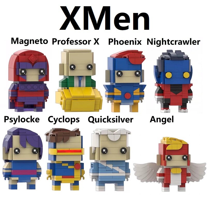 Nowy superbohater X-zestaw dla mężczyzn bestia Magik klocki Mini zabawki figurki akcji