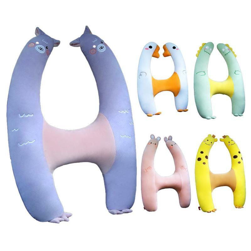Car Seat Sleeping Head Support Pillow Adjustable H-Shape Travel Pillow Cushion Car Seat Safety Neck Pillow For Kids Adults