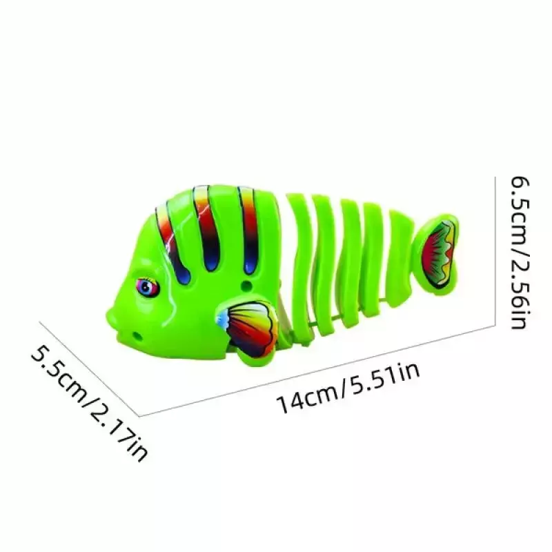 Wind-up Swing Fish 3PCS/Lot Interesting Hot Network with Small Animal Clownfish Children's Toys Infant Climb Educational Toys
