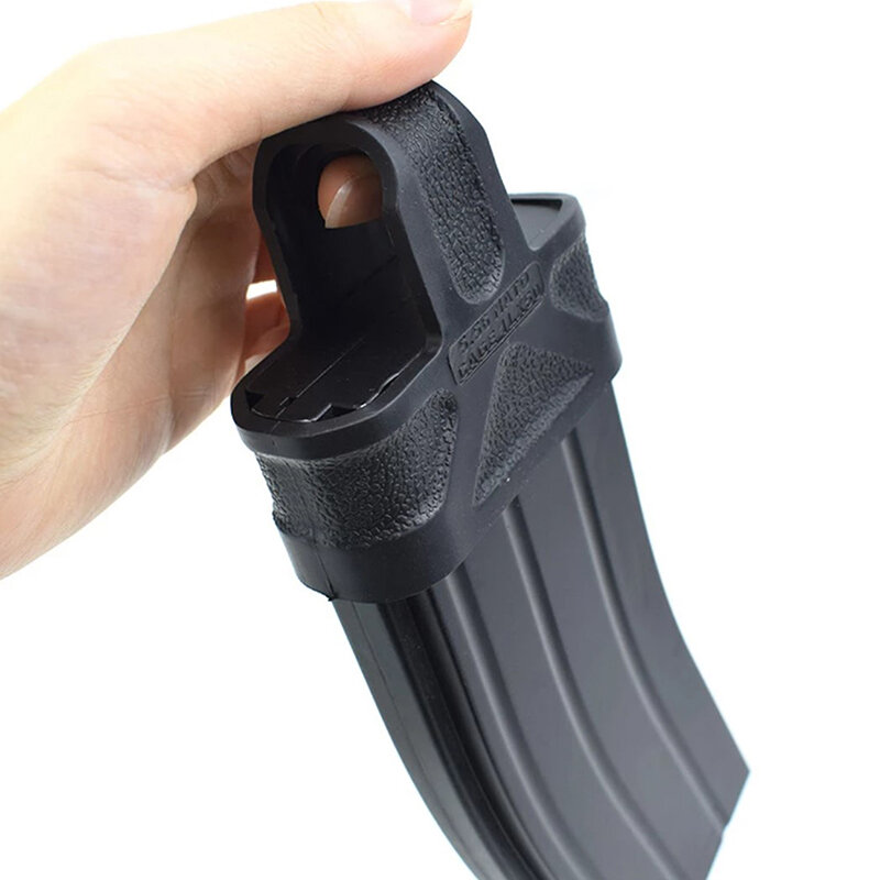 1Pc M4 Clip Rubber Sleeve Universal Clip Sleeve 5.56 Tactical Magazine Quick-pull Set Triangular Modification Accessories