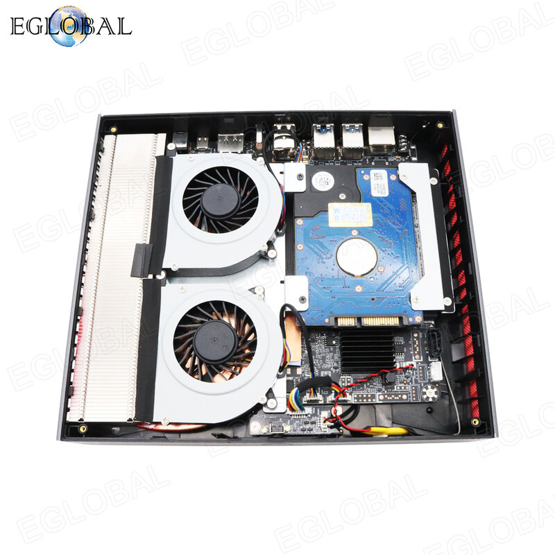 EGLOBAL-Mini PC de jeu Intel Core i9, 32 Go, DDR4, RAM 2 To, SSD NVMe, Windows 11, Nvidia GTX 1650, ordinateur de bureau 4G