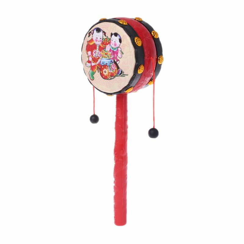 Spin Rattle Drum Khỉ Trống Quà tặng đồ chơi trẻ Trung Quốc