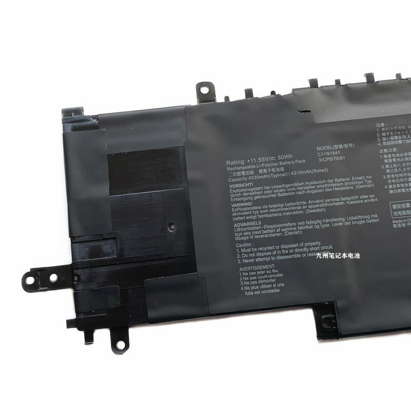 New C31N1841 11.55V 50Wh 4210mAh Laptop Battery For ASUS ZenBook 13 UX334FA UX334FL 14 UM433 UM433DA UX434F UX434DA Series
