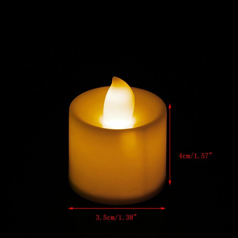 Realistic Tea Lights Candles, LED Tealight Candles, Flickering Bright Tealights Multiple Use Practical Lighting Durable