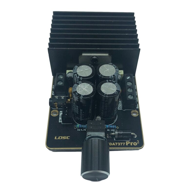 Módulo de placa amplificadora Digital TDA7377, estéreo de doble canal, 12V, 30W x 2, piezas de repuesto de amplificador de potencia de Audio portátil multifunción