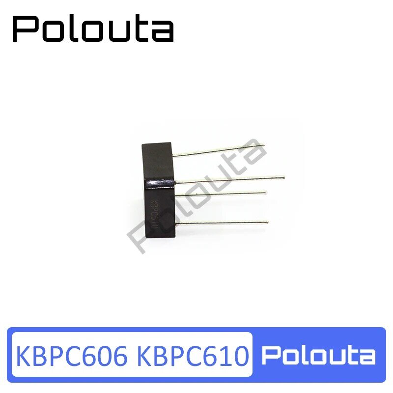 Polouta – pont redresseur, Support de planche à roulettes, prises de Protection or, Kbpc610 Kbpc606 6A