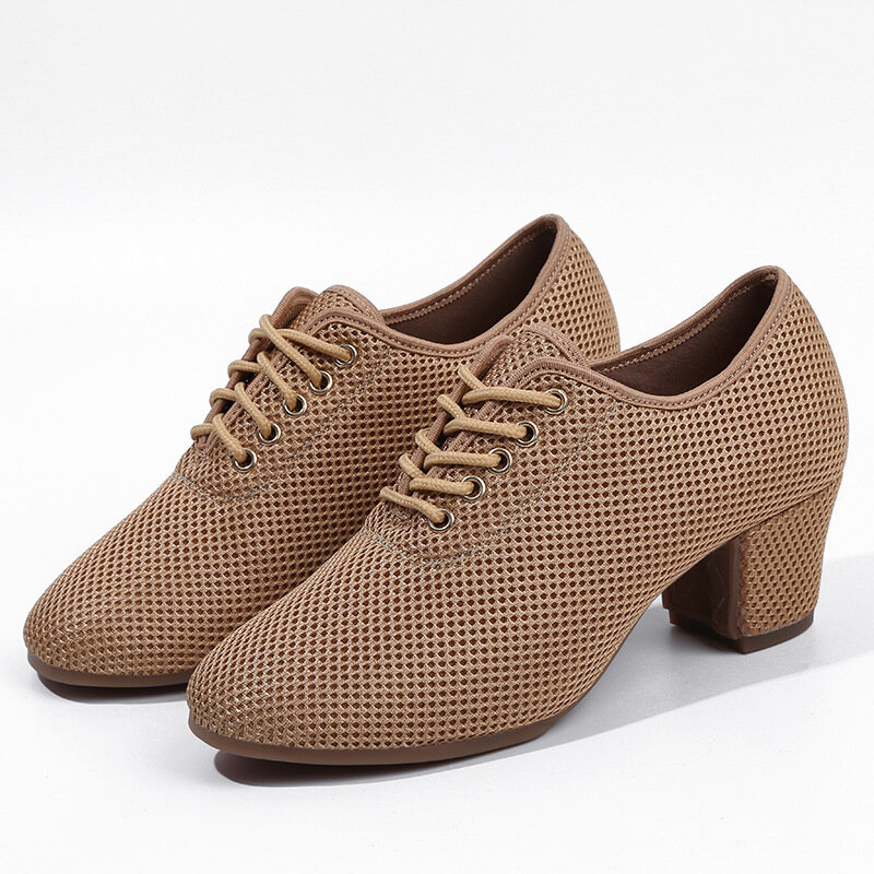 Кроссовки сетчатые для мужчин и женщин, парусиновые профессиональные туфли для сальсы и латиноамериканских танцев, современная уличная обувь для учителя