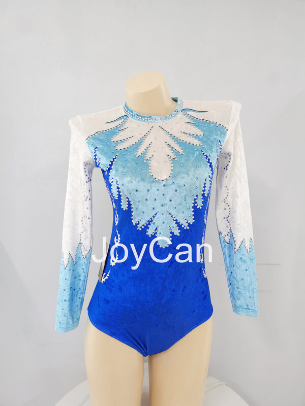 Joycan Rhthmic Gymnastik Trikots Mädchen Frauen blau Spandex elegante Tanz kleidung für die Konkurrenz
