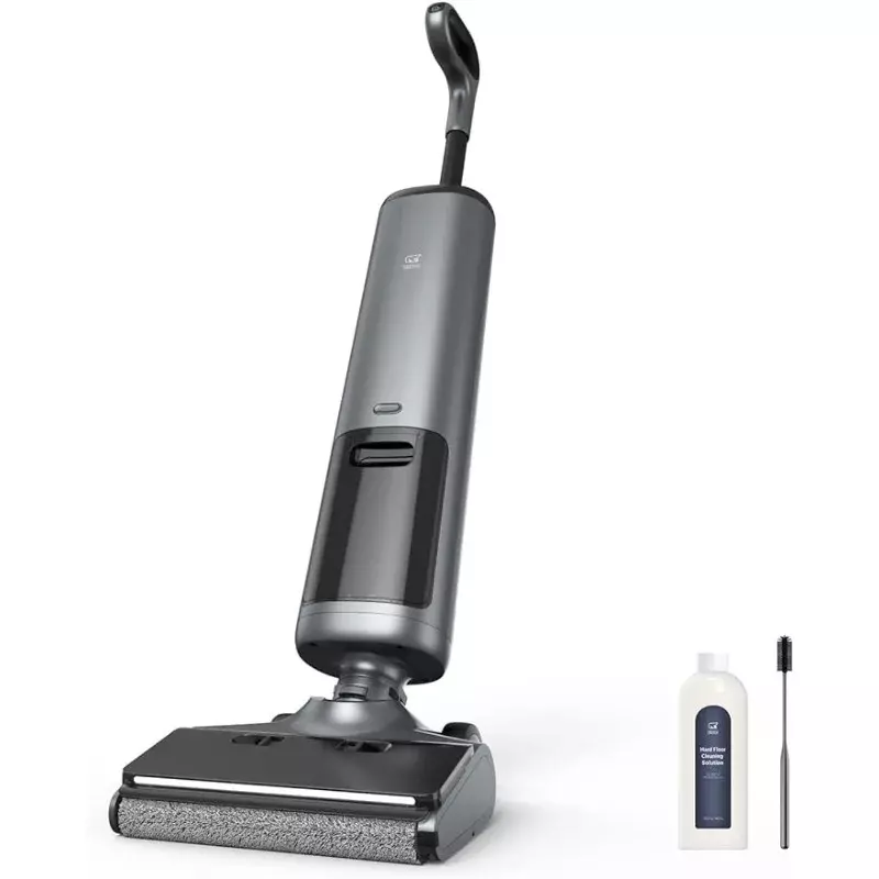 OSOTEK-Cordless Wet Dry Vacuum Mop Combo, escova ampla para cabelos de estimação, pegadas domésticas e eletrodomésticos, 180 ° Flat