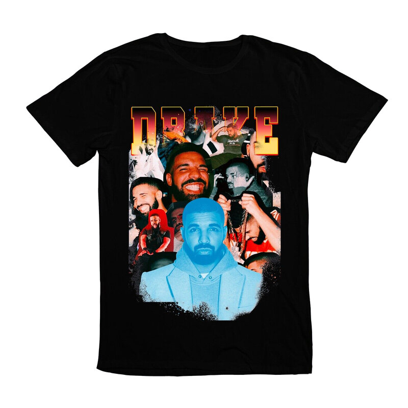 Camiseta de rapero canadiense Drake para hombre, camisa Popular de Música de RAP, HIP-HOP, nueva
