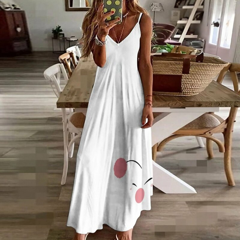 Moogle-vestido sin mangas para mujer, ropa estética, tendencia, 2023