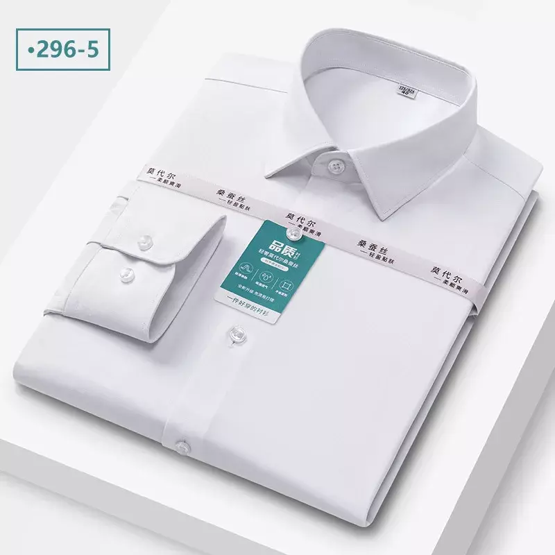 Menshirt chemise Arab pakaian desainer homme de luxe pakaian putih pakaian Hawaii pakaian bisnis hombre roupas mas culinas 2024