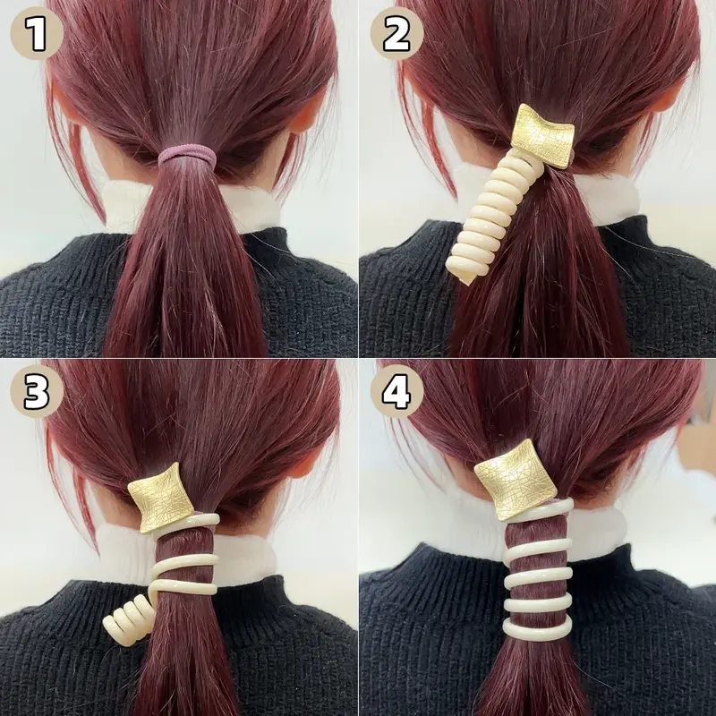 6 Styles Girls Daily Hair Band 1Pcs Telephone Hairband Ponytail Elastic Hair Rope Fixed Rubber Headband Women Hair Accessories