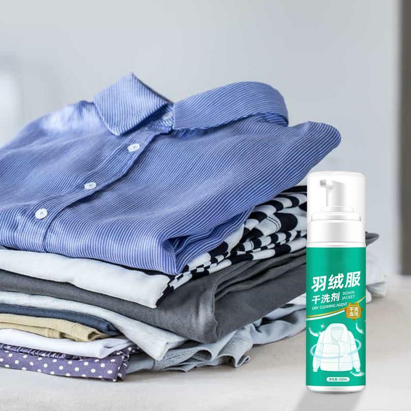 Detergente Down Jacket Agente de limpeza, roupas, jaquetas, óleo, detergente, removedor, seco, spray