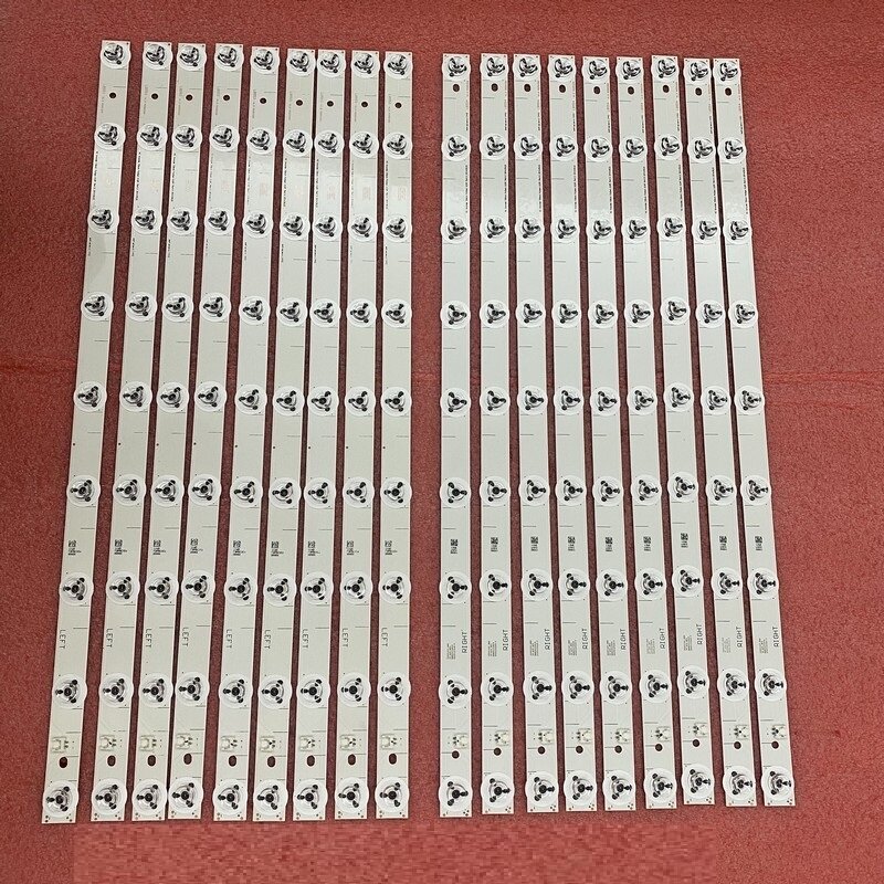 Barre de rétroéclairage LED, 18/pièces/ensemble, pour Panasonic TX-55CX680B, TC-55CX650U, LG Innotek, 55 pouces, motif 6.5PI Rev1.0, droite, gauche
