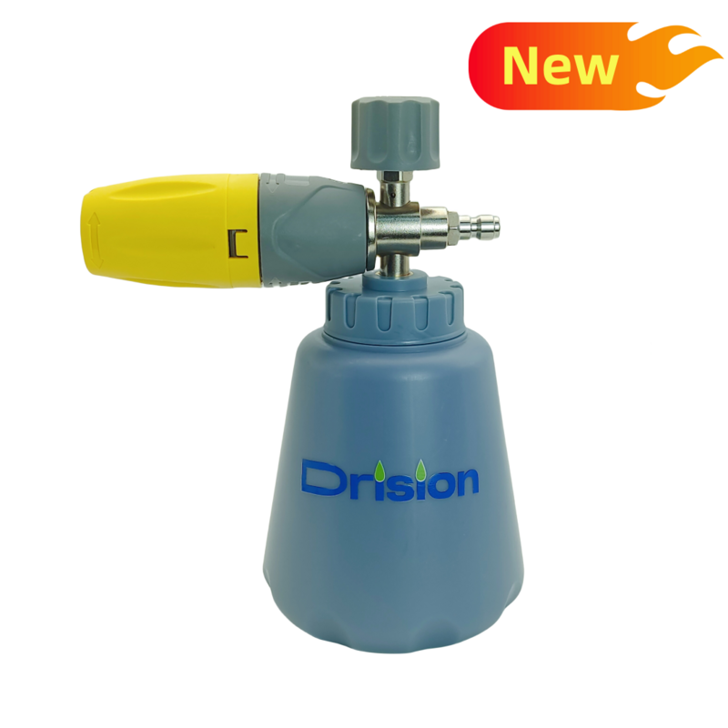 Drision latest Snow Foam Lance Cannon For High Pressure Washer Spray Gun with 1/4 Inch QC/Karcher K/Nilfisk Kew Connector