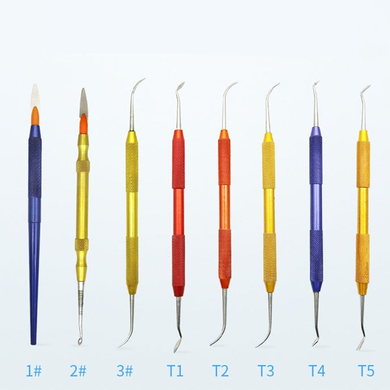 치과 의사 조각 나이프 왁스 조각 도구, 뒤집개 블레이드, 치과 실험실 도구, 치과 액세서리 공급 (T1), 1 개