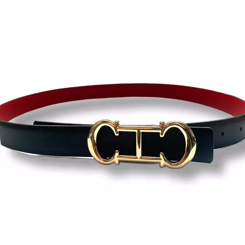 Mew-Cinturón de diseñador de lujo para mujer, 2024 cm, alta calidad, cuero genuino y diseño de doble cara, 2,5