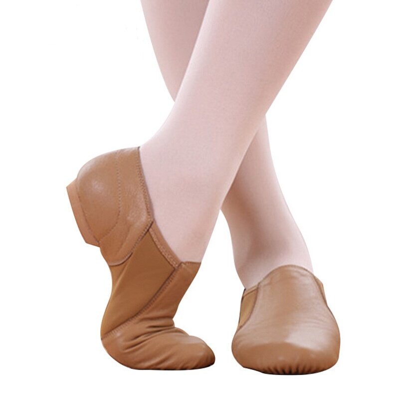 Chaussures de danse en tissu élastique DN pour enfants et adultes, semelle souple, entraînement de danse latine, ballet, chaussures de pom-pom girl