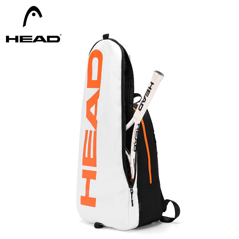 HEAD-mochila para raquetas de tenis para hombre y mujer, bolsa de hombro de almacenamiento Expansible para bádminton, deporte, gimnasio, entrenador, 2024