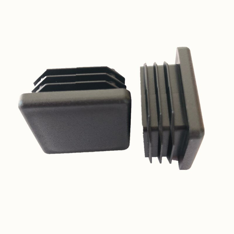 10Pcs Steel Square Pipe Plug Plastic Furniture Leg Hole Dust Cover Chair Blanking End Plug Anti Slip Feet Protector Pad Hardware