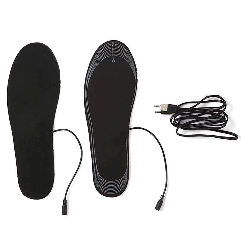 1 пара, стельки для обуви с подогревом от USB