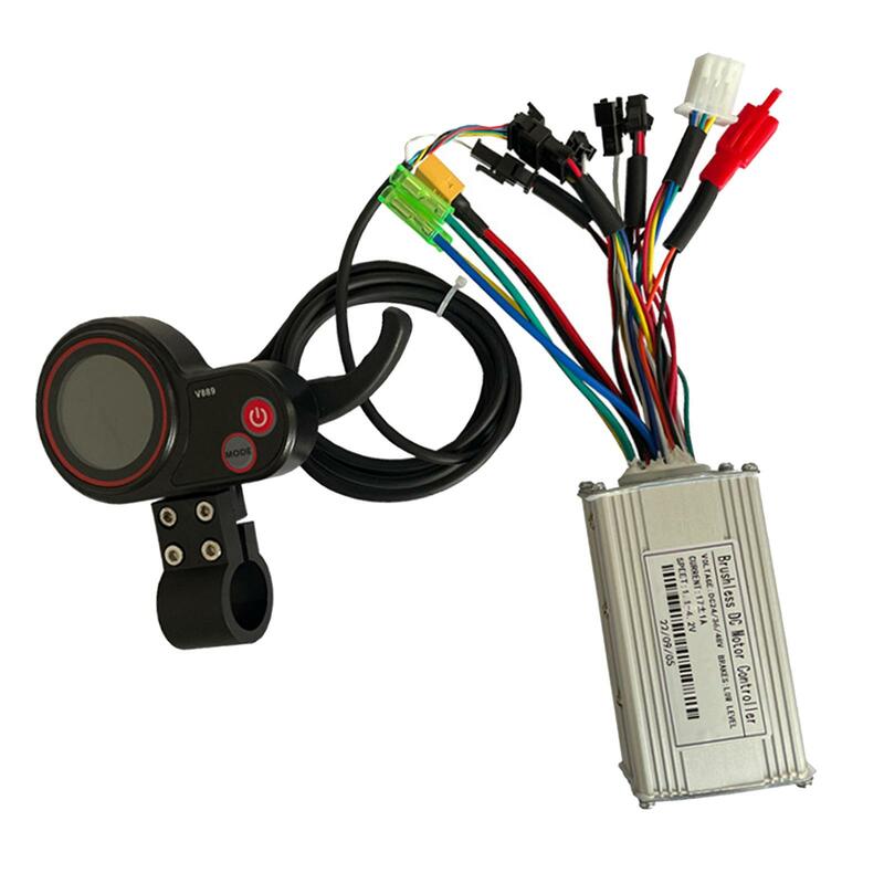 Brushless DC controlador para bicicleta elétrica, painel LCD, Motor