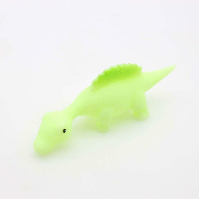 5/10 buah mainan dinding lengket katapel dinosaurus jari kreatif untuk dewasa anak-anak mainan dinosaurus katapel pereda stres