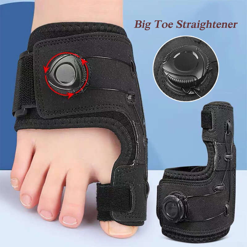 Big Toe Straightener Bunion Corrector With Adjustable Knob Unisex Hallux Valgus Corrector Orthopedic Pedicure Care Tools