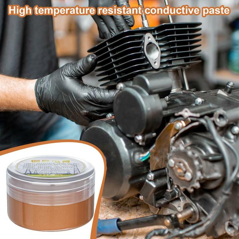 Pelumas konduktif untuk koneksi listrik 30g pasta konduktif, pelumas suhu tinggi, pelumas otomotif adhesi kuat untuk baterai