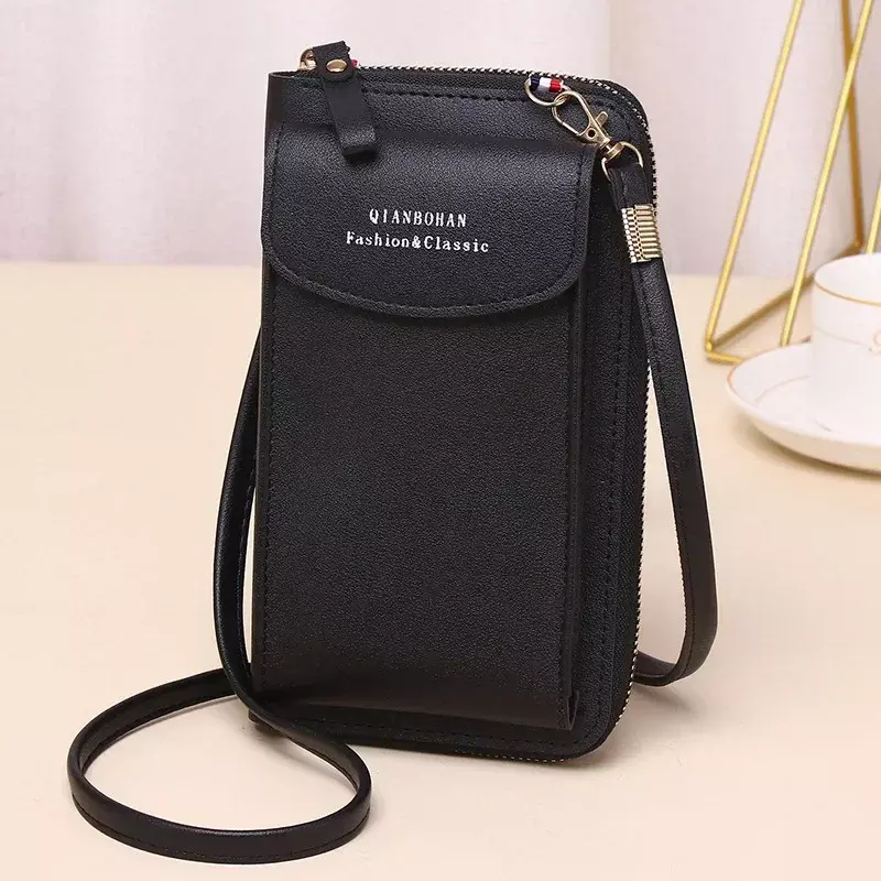 Xxxxxx damski portfel na ramię Mini skórzane torby paski na telefon komórkowy duże etui na karty portfel w stylu torebki kieszonki na pieniądze dziewczyny